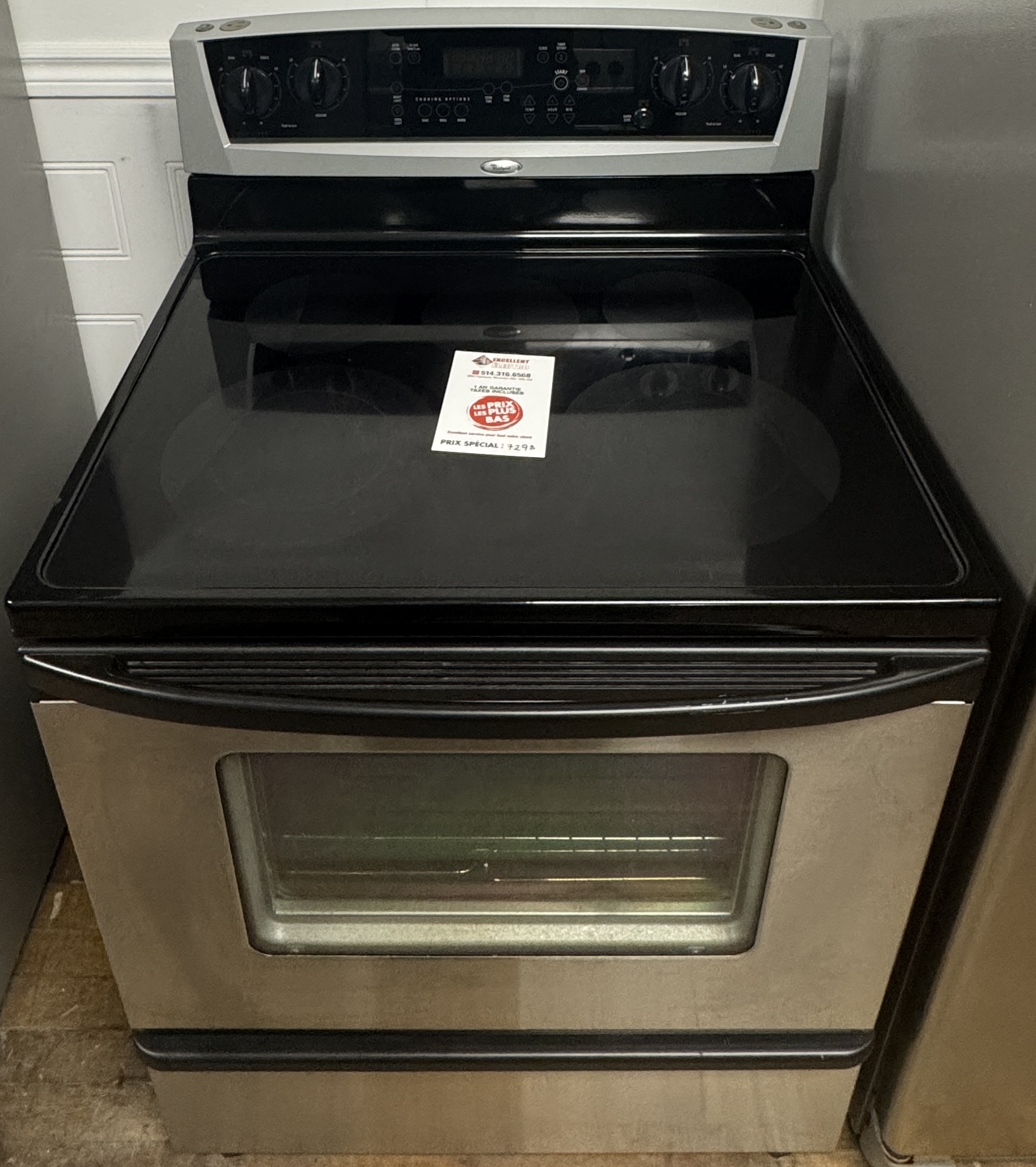 Whirlpool - 30'' Stove - Stainless steel - Ceramic Glace - Refurbished - 11004