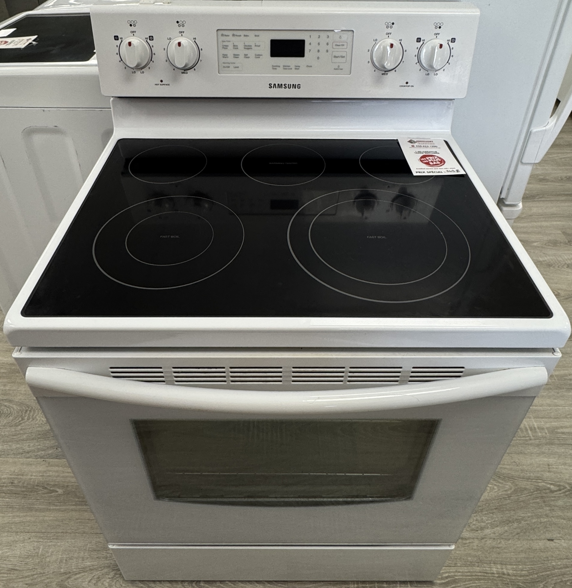 Samsung - 30'' Stove - White - Ceramic Glace - Refurbished - 31013